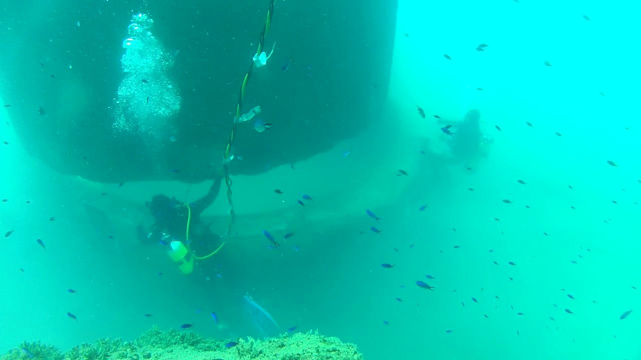 Guidage sous-marin du bloc